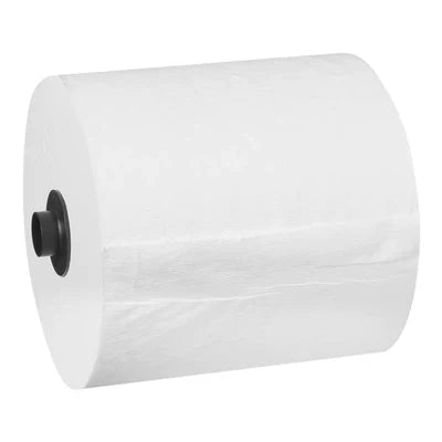 WHITE SWAN 800' LONG ROLL TOWEL WHITE(6 ROLLS/CS)