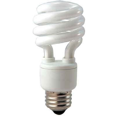 19W ENERGY SAVER SPIRAL (1 BULB)