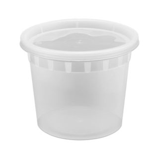16OZ HEAVY DELI CONTAINER, COMBO (240 SETS/CS)