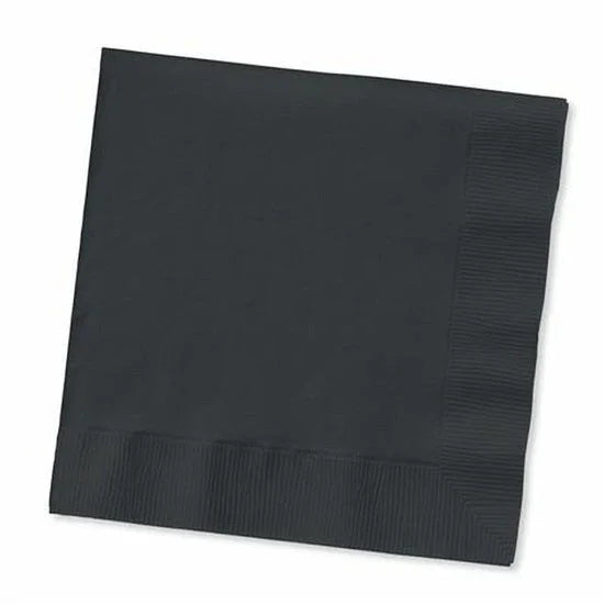 2PLY BEVERAGE NAPKIN, BLACK (2000/CS) Corporate Facility Supply