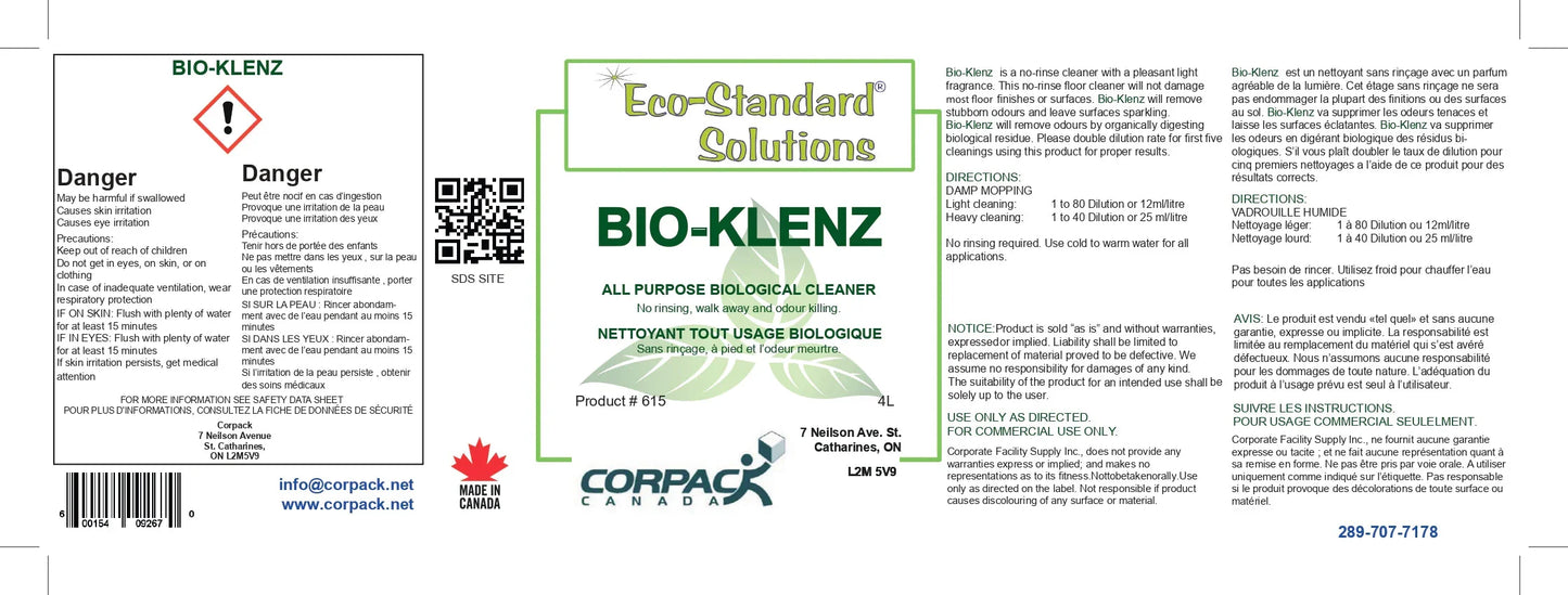 BIO-KLENZ - 4L Corporate Facility Supply
