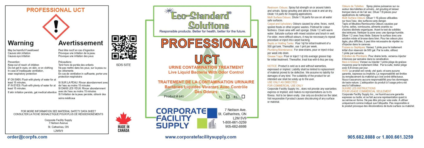 PROFESSIONAL UCT - 4L Corporate Facility Supply