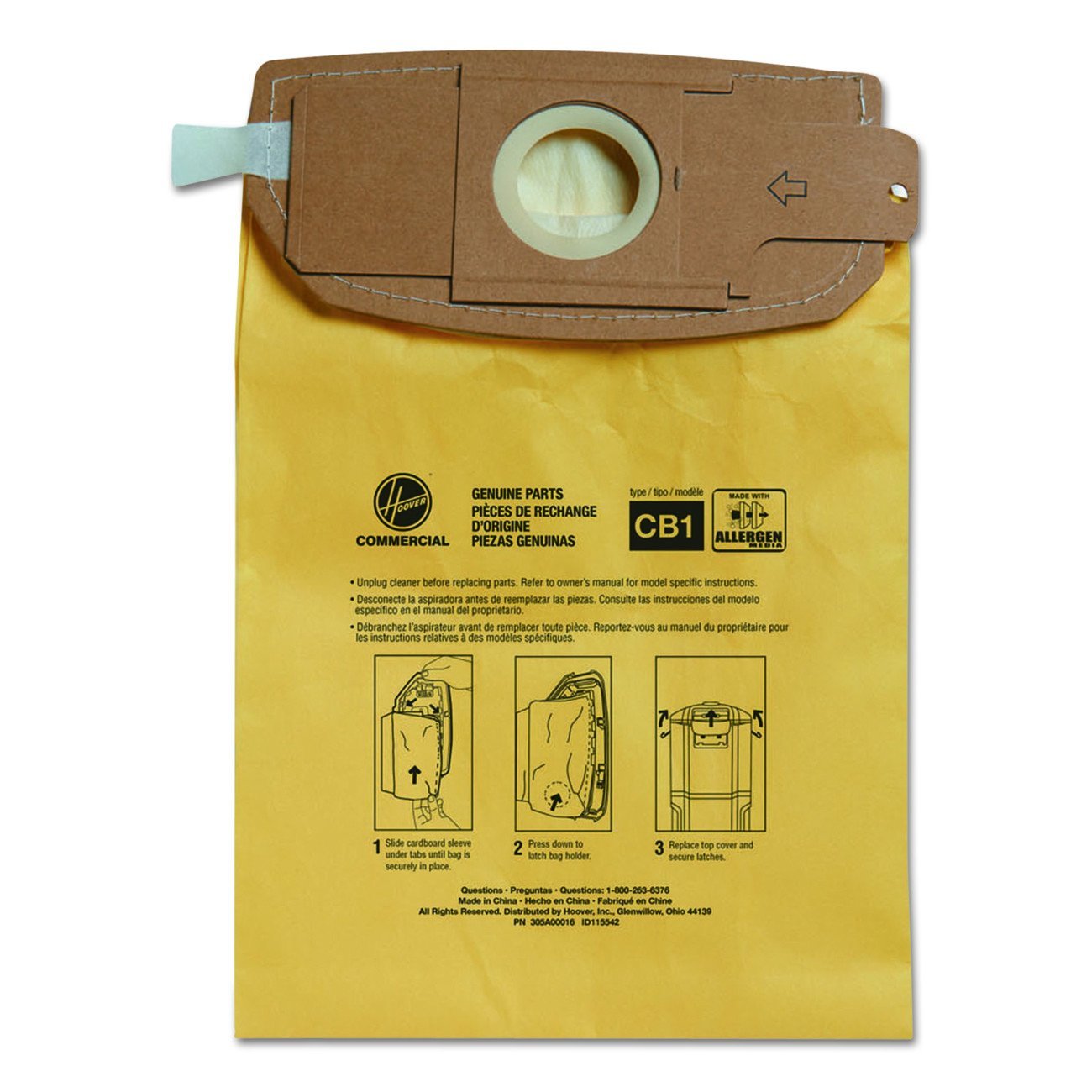 HUSHTONE BACKPACK VACUUM BAGS - CB01 (10/PKG) CH34006