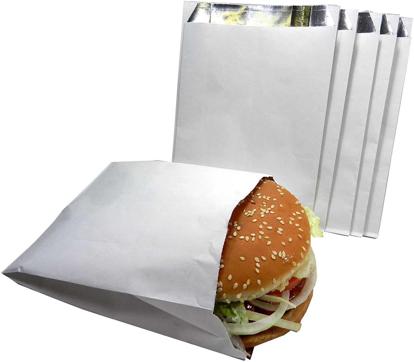 FOIL BAG, HAMBURGER, 5.5 X 1.25 X 6 (1000/CS)