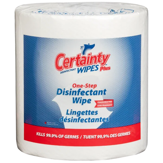 CERTAINTY PLUS DISINFECTANT WIPE - 2X800 PRICE PER CASE Corporate Facility Supply
