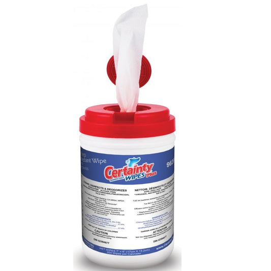 CERTAINTY PLUS CANISTER DISINFECT WIPE (200/TUB)