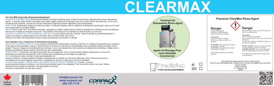 PRECISION CLEAR MAX RINSE - 4L