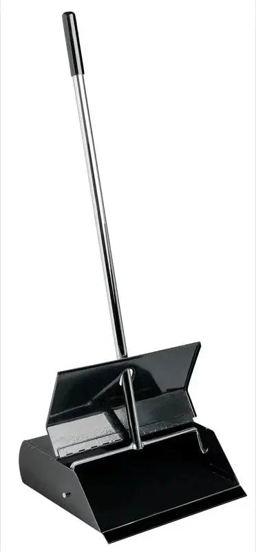 METAL LOBBY DUSTPAN WITH LID Corporate Facility Supply