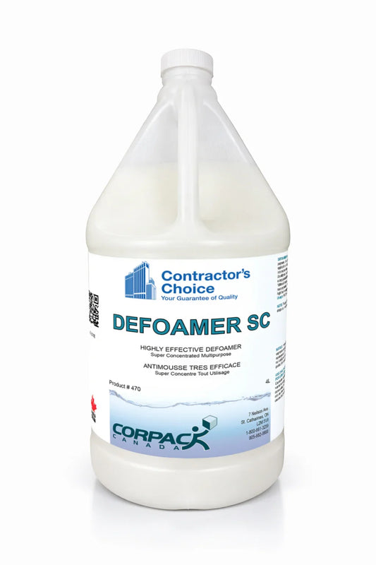 Contractors Choice Defoamer SC (super concentrate) - 4L Corporate Facility Supply
