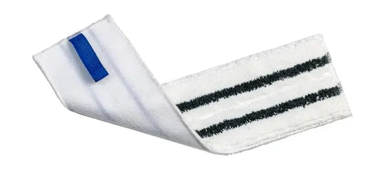 M2 10" FLAT MOP MICROFIBER - VELCRO STYLE Corporate Facility Supply