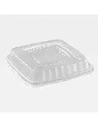 LID FOR 16oz SQUARE BOWL RECYCLABLE 300/case Corporate Facility Supply