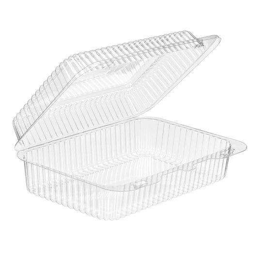 SLP40 CLEAR CONTAINER HINGED LID Qty 276 073949 Corporate Facility Supply