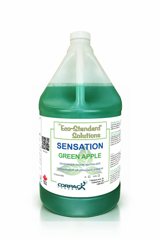 SENSATION ODOR COUNTERACTANT - GREEN APPLE - 4L Corporate Facility Supply