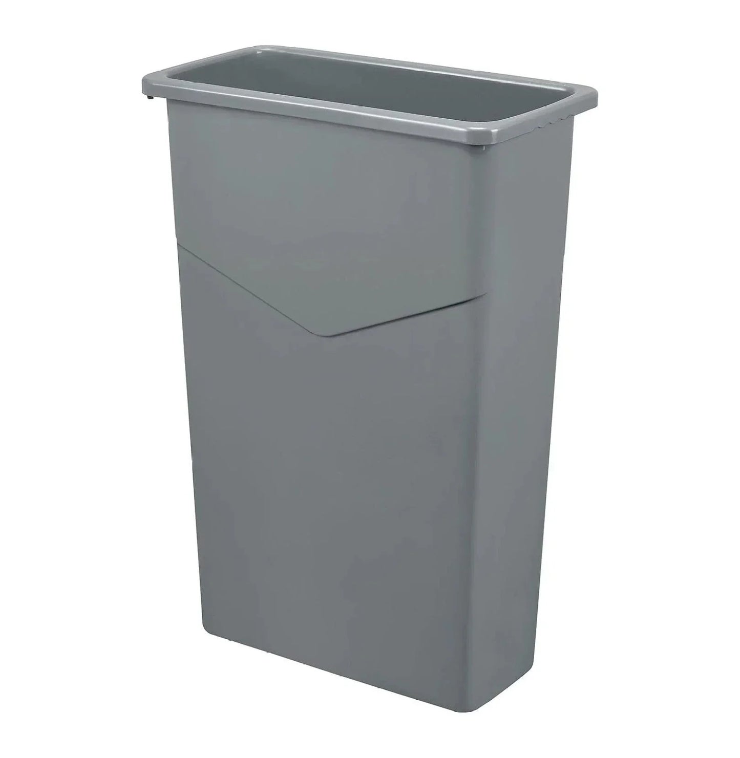 23gal Slim Garbage Container - Grey Corporate Facility Supply
