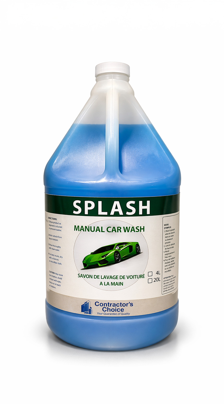 SPLASH VEHICLE WASH- 4L Corporate Facility Supply