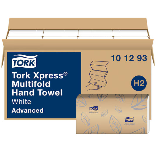 TORK ADVANCED HAND TOWEL INTERFOLD, 3 PANEL (16x189/3,024 case)