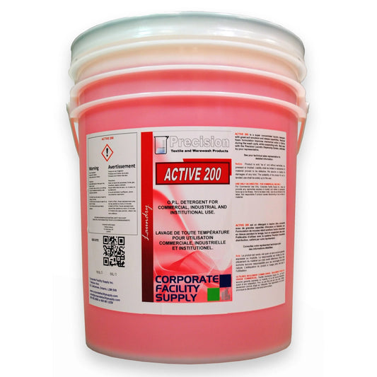 PRECISION ACTIVE 200 LAUNDRY DETERGENT - 20L Corporate Facility Supply