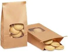 WINDOW BAG, KRAFT, 3 3/8 X 2.5 X 7.75 Corporate Facility Supply
