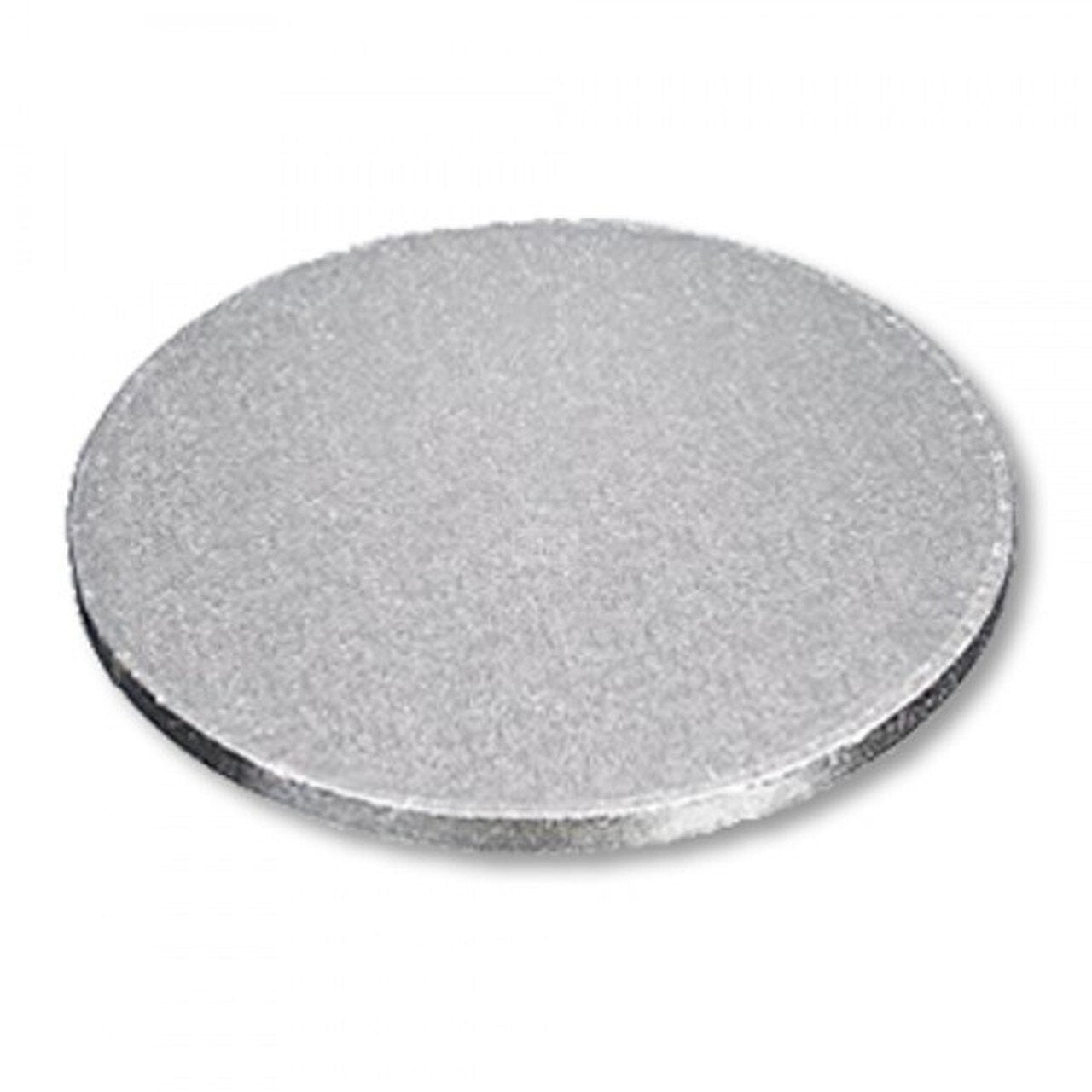 CAKE BOARD 8 X 1/4, ROUND, SILVER (12/PKG)