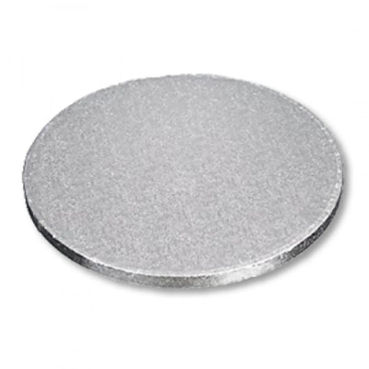 CAKE BOARD 10 X 1/4, ROUND, SILVER (12/PKG) Corporate Facility Supply