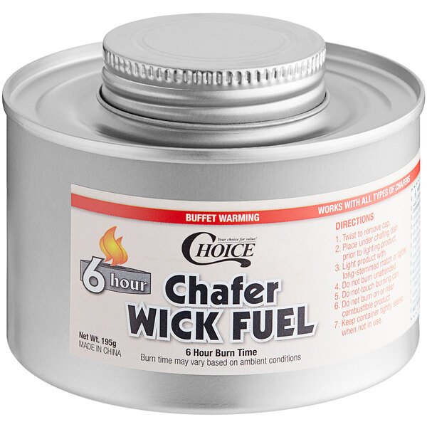 SAFE HEAT 4-6 HOUR WICK 24/CS MHSF-6 CHAFFING