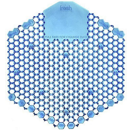 WAVE 3D URINAL SCREEN, COTTON BLOSSOM - 2PK
