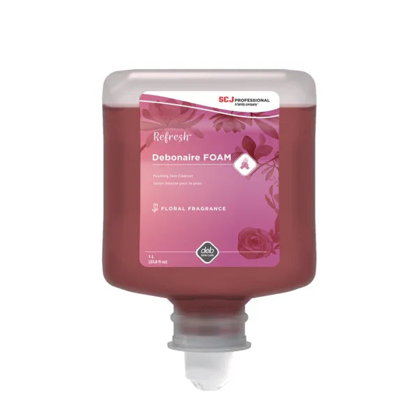 DEB REFRESH DEBONAIRE FOAM (6 X 1L) SKU:871.212, SCENTED Corporate Facility Supply