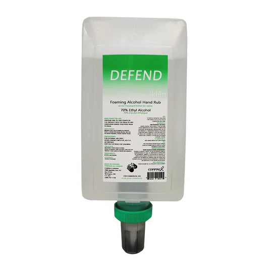KLEN DEFEND FOAM HAND SANITIZER - 4 X 1.25L Foam Corporate Facility Supply