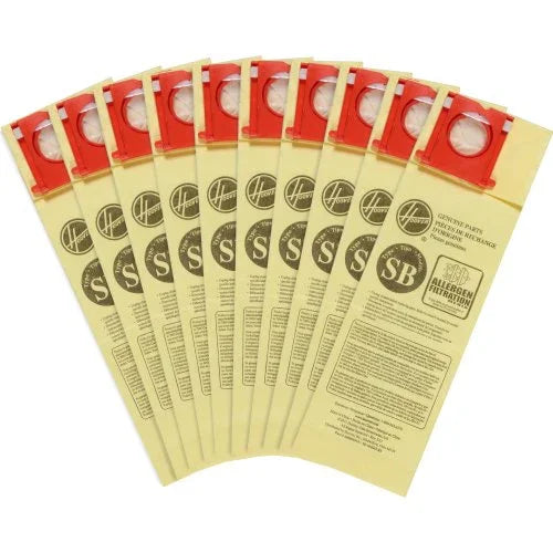 HOOVER "SB" VAC BAGS (10/PK) (INSIGHT CH50100 CH50120 VACUUM) 440001913 Corporate Facility Supply