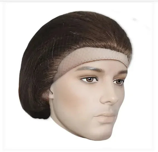 HAIRNET, 21" INVISIBLE MESH -BROWN (100/PKG) RONCO1848BR Corporate Facility Supply