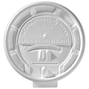 PRONTO - COFFEE LID FLAT WHITE(1000/CS) Corporate Facility Supply
