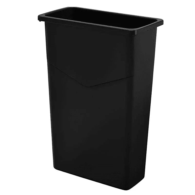 23gal Slim Garbage Container - Black Corporate Facility Supply