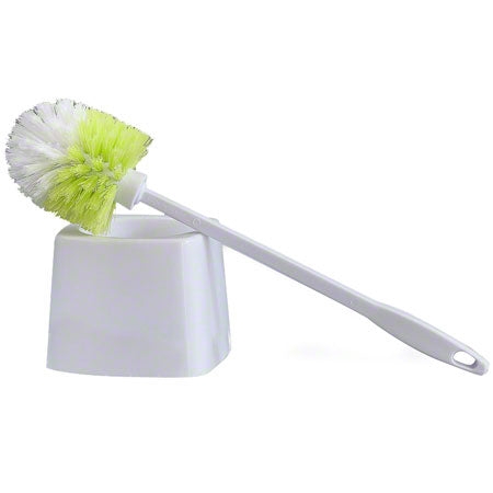 ROUND PLASTIC BOWL BRUSH W/HOLDER