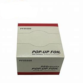FOIL POP UP SHEETS (500/BX)