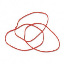 RUBBER BAND #18 RED (3.5"x0.125") 600/bx