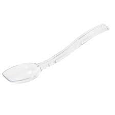 SERVING SPOON CLEAR Qty 100