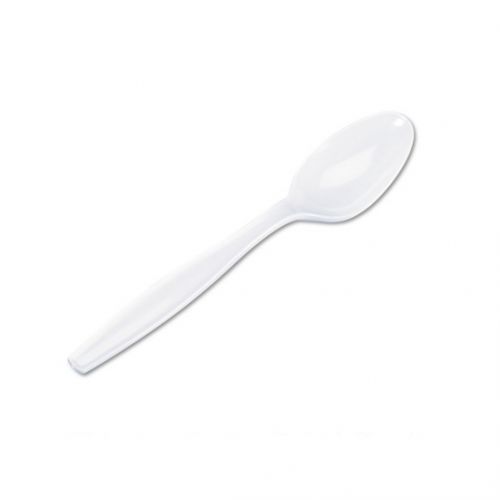 TEASPOON, POLYPRO, WHITE (1000/CS)
