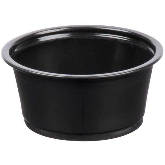 PORTION CUP 2OZ Black Qty 2500