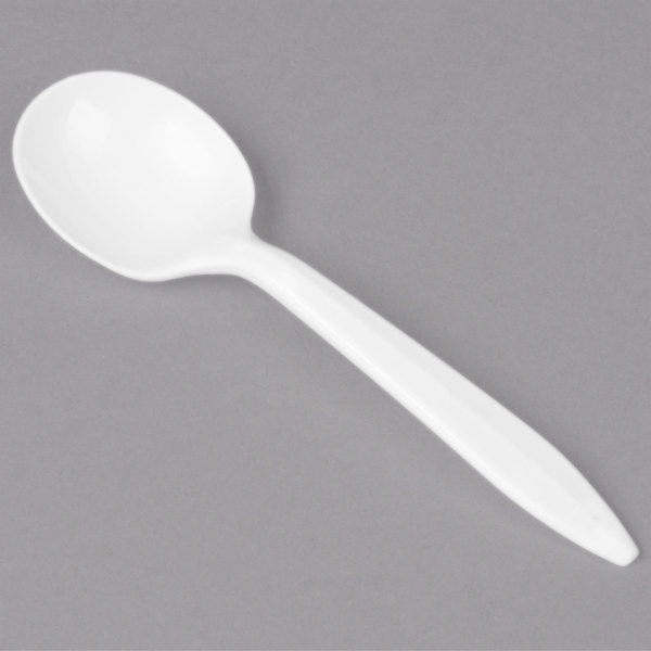 SOUP SPOON, POLYPRO, WHITE (1000/CS)
