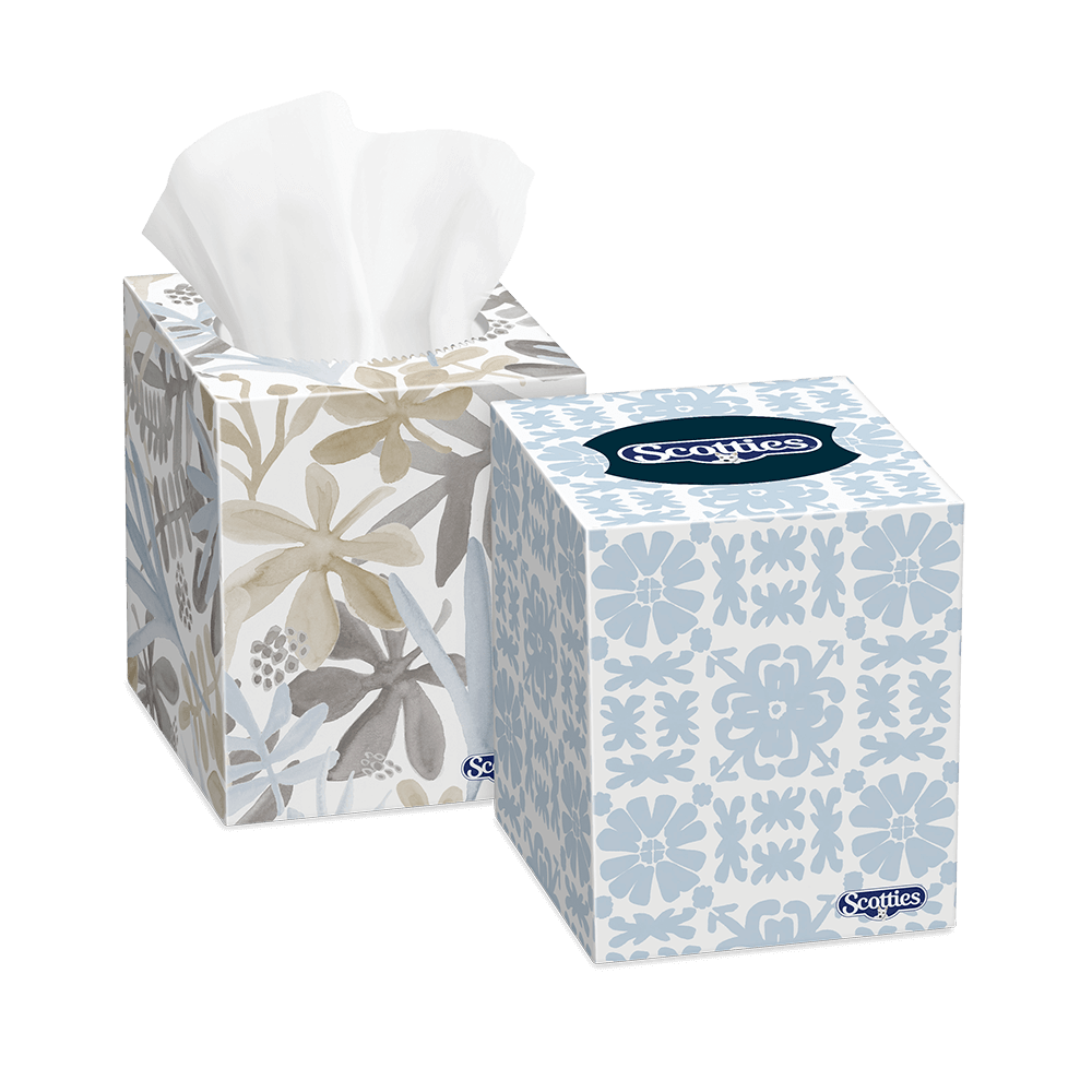 Pañuelos faciales Embassy® de 2 capas en caja cúbica (36x100)