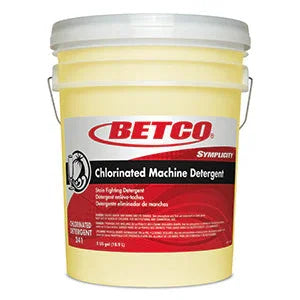 BETCO SIMPLICITY CHLORINATED MACHINE DETERGENT 5 GAL Corporate Facility Supply