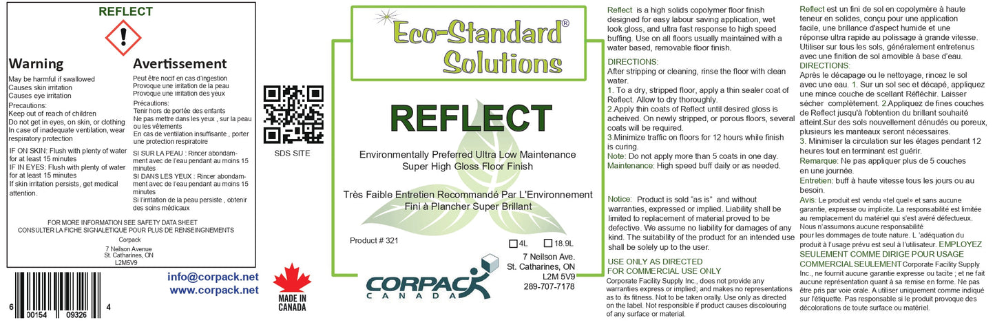 REFLECT FLOOR FINISH - 4L Corporate Facility Supply