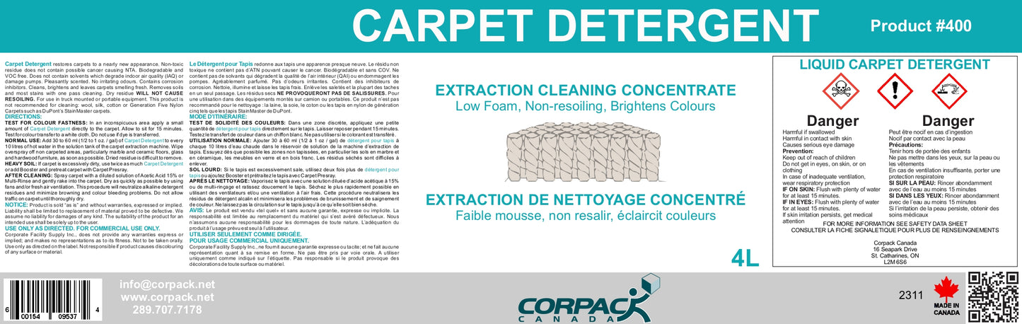 LIQUID CARPET DETERGENT - 4L