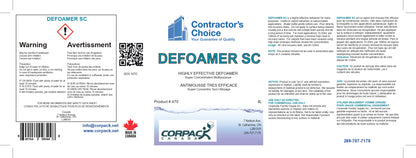 Contractors Choice Defoamer SC (super concentrate) - 4L