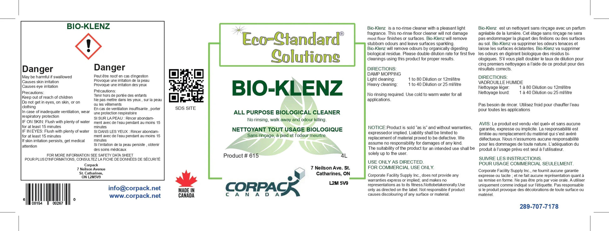 BIO-KLENZ - 4L Corporate Facility Supply