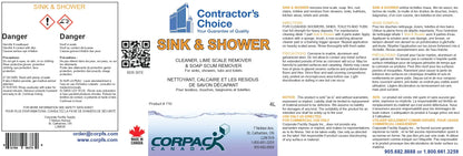 SINK & SHOWER - 4L Corporate Facility Supply