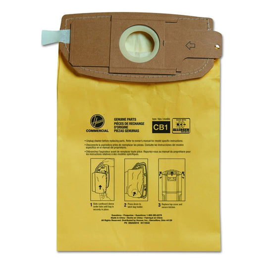 HUSHTONE BACKPACK VACUUM BAGS - CB01 (10/PKG) CH34006 Corporate Facility Supply
