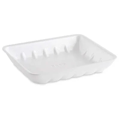 FOAM TRAY 2S WHITE  500/CS  u072536 - 2S Corporate Facility Supply