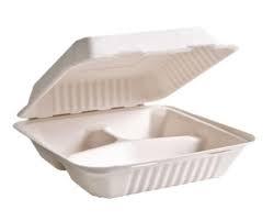9 X 9 3-COMPARTMENT PAPER TAKE OUT (200/CS) Corporate Facility Supply