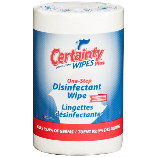 CERTAINTY PLUS DISINFECTANT WIPE, 2X400 - PRICE PER CASE